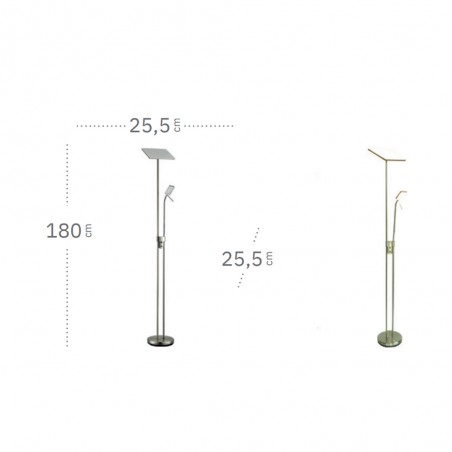 Lámpadaire LED Betelgeuse (18W+5W)