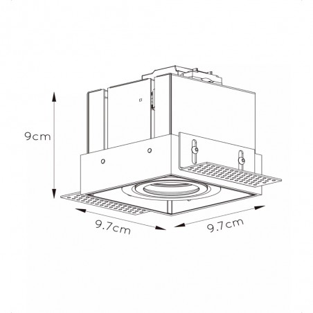 Encastré de plafond Trimless
