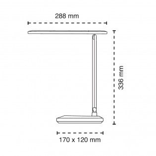 Lampe de bureau LED Canopus CCT Dim (3W)