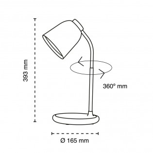 Lampe de bureau LED Hadar CCT Dim (4W)