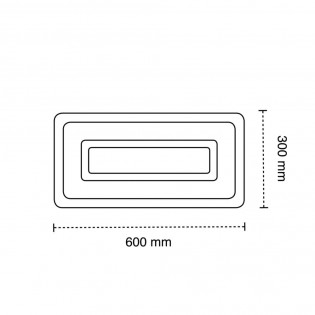 Plafonnier LED Cryn 3CCT Smart (102W)