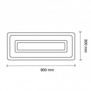 Plafonnier LED Cryn 3CCT Smart (125W)
