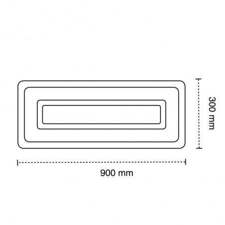 Plafonnier LED Cryn 3CCT Smart (125W)