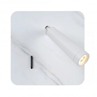 Applique lecteur LED avec interrupteur et USB Oregon (4W)