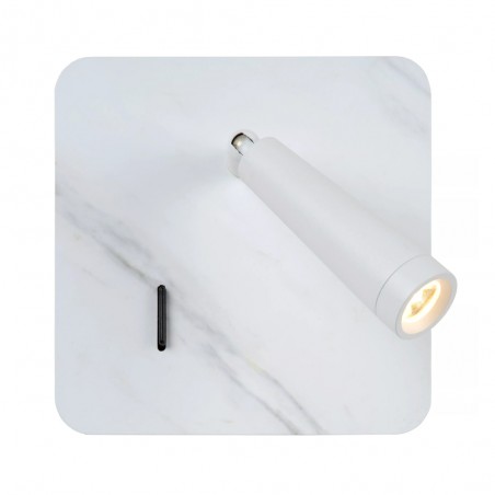 Applique lecteur LED avec interrupteur et USB Oregon (4W)