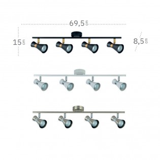 Réglette de plafond Maximo (4 Lumieres)