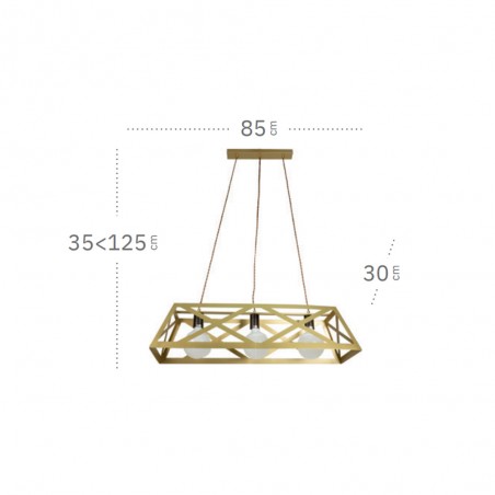 Lampe de plafond Melli