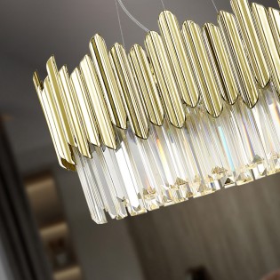 Lampe de plafond Tiara Or