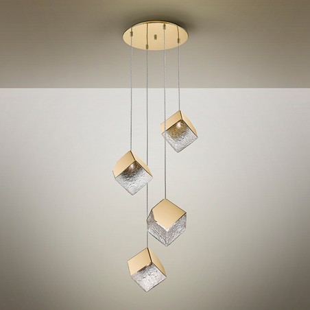 Lampe de suspension Priscila (4 lumieres)