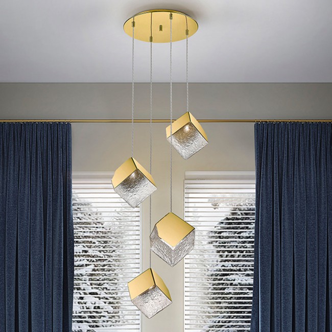 Lampe de suspension Priscila (4 lumieres)