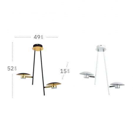 Lámpe a suspension LED Ciudad Del Cabo (12W)