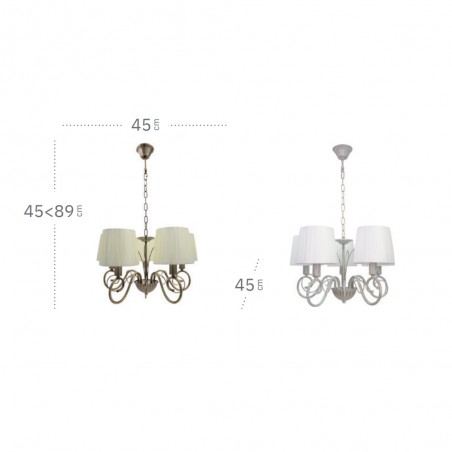 Lustre Amsterdam (5 Lumieres)
