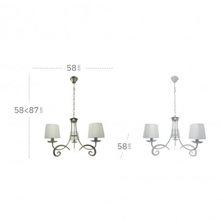 Lustre Luxor (3 Lumieres)