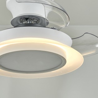 Ventilateur LED à pales rétractables Villa CCT (18W)