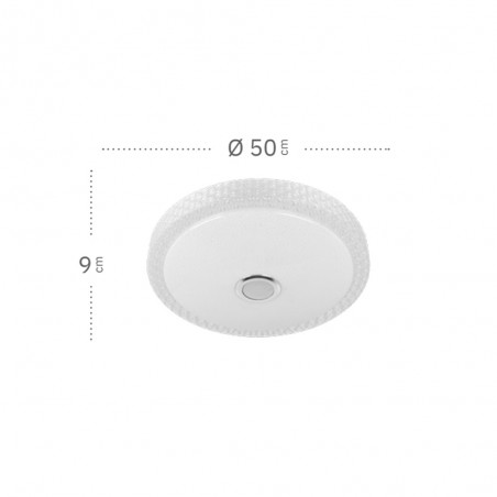 Plafónnier LED Zaid RGB (72W)