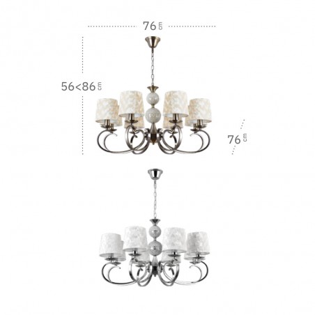 Lustre Ubeda (8 Lumieres)
