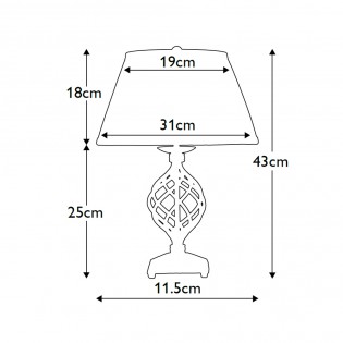 Lampe á poser Belfry