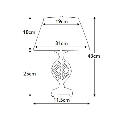 Lampe á poser Belfry