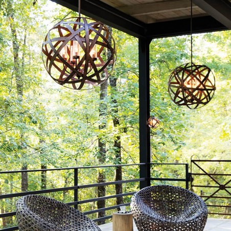 Suspension pour exterieur Carson (5 lumieres)