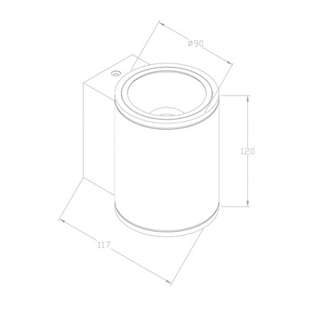 Applique Murale exterieur LED Shim (5W)