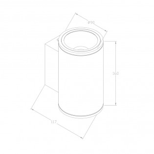 Applique Murale exterieur LED Shim (10W)