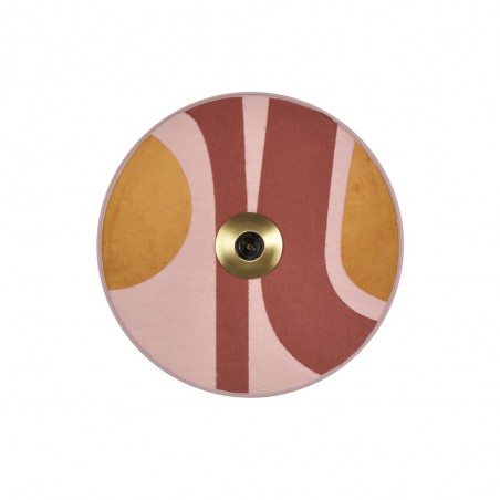 Applique Murale Seventies Rose 40