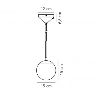 Lampe de plafond Grant 15