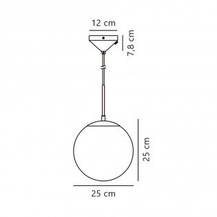 Lampe de plafond Grant 25