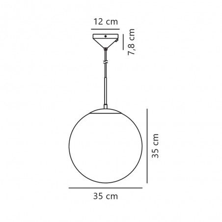 Lampe a suspension Grant 35