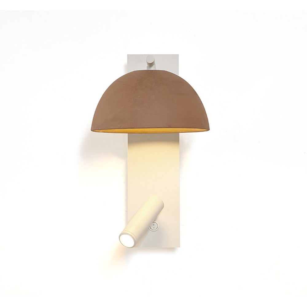 Applique avec lecteur LED Absis (3.5W+3W) - Luxcambra - Wonderlamp.fr