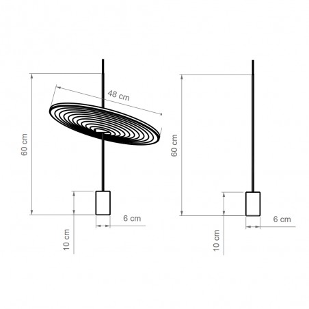 Lampe de suspension Calma