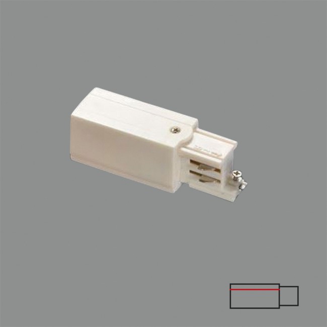Connecteur latéral pour rail triphasé ACB