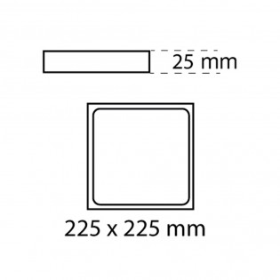 Downlight LED Kaju surface carrée (30W)
