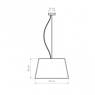 Lampe de plafond Toscana