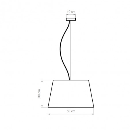Lampe de plafond Toscana