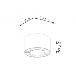 Spot de plafond LED Dio (10W)