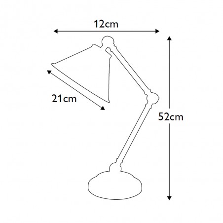 Lampe de bureau rétro Provence Element