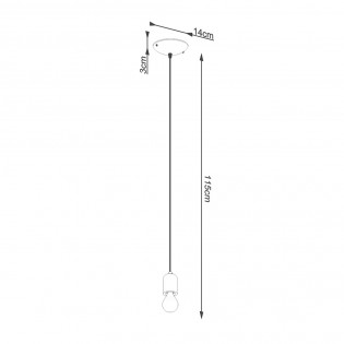 Lámpe a suspension Neso II