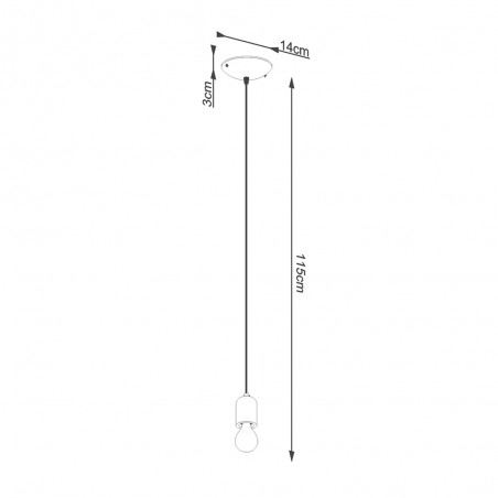 Lámpe a suspension Neso II