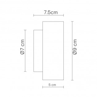 Applique Murale LED Rock (4W)