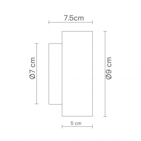 Applique Murale LED Rock (4W)