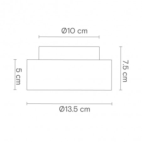 Plafonnier LED Rock (4W)