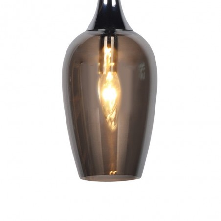 Recambio tulipa de cristal Amber Smoky