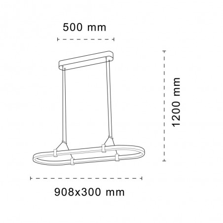 Suspension LED Cintia (30W)