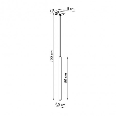 Lámpe a suspension Pastelo