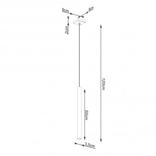 Lámpe a suspension Pastelo II