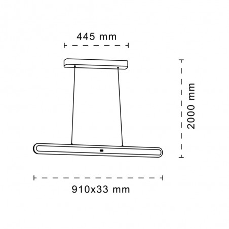 Suspension LED Nina Sensor (24W)