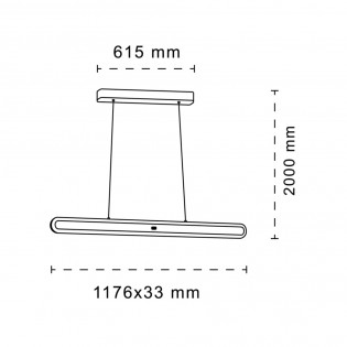 Suspension LED Nina Sensor (31W)