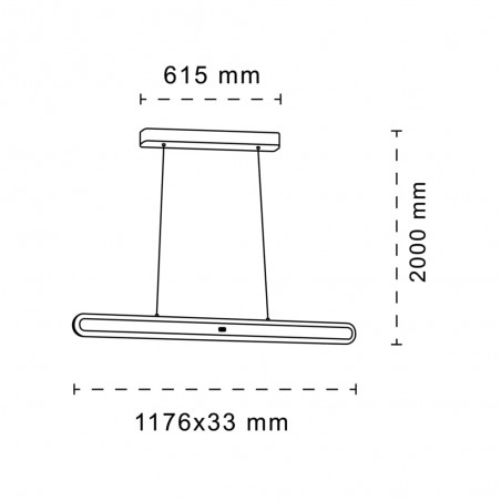 Suspension LED Nina Sensor (31W)