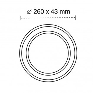 Encastré downlight LED Halo 3CCT (24W)